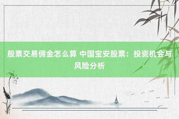 股票交易佣金怎么算 中国宝安股票：投资机会与风险分析