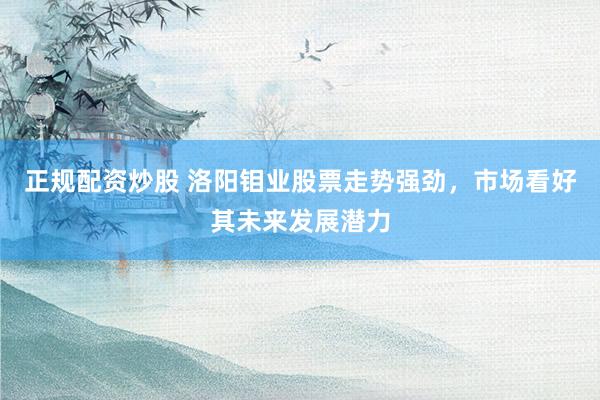 正规配资炒股 洛阳钼业股票走势强劲，市场看好其未来发展潜力