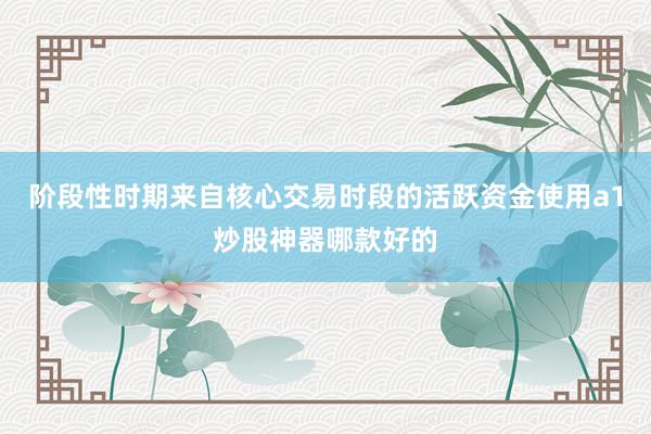 阶段性时期来自核心交易时段的活跃资金使用a1炒股神器哪款好的